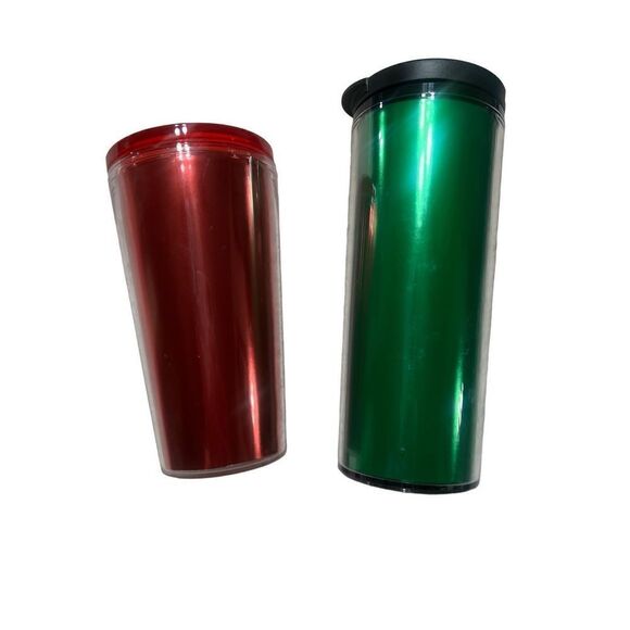 Starbucks 2020 Plastic Holiday Tumbler Set 24oz - Picture 2 of 5